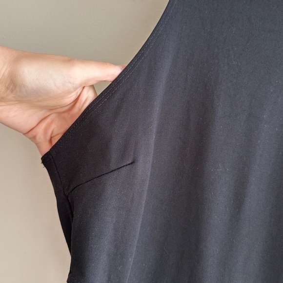 Rolla Costa Black Bodycon Tank Top Cutout Zippered Dress, Size Medium - Picture 7 of 16